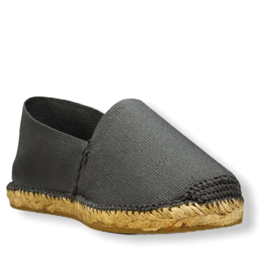 Cousu Main Classic flat Grey espadrilles NEW